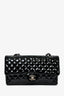Pre-Loved Chanel™ 2006-08 Black Patent 'Secret Label' Flap Shoulder Bag