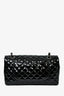 Pre-Loved Chanel™ 2006-08 Black Patent 'Secret Label' Flap Shoulder Bag