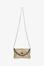 Jimmy Choo Gold Sequin Pouch On Chain