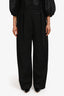 Khaite Black Straight Leg Trousers Size 10