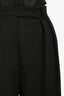 Khaite Black Straight Leg Trousers Size 10