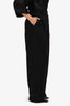 Khaite Black Straight Leg Trousers Size 10