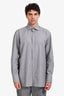 Tom Ford Grey Cotton Long Sleeve Button Down Shirt Size 43/17 Mens