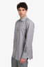 Tom Ford Grey Cotton Long Sleeve Button Down Shirt Size 43/17 Mens