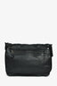 Proenza Schouler Black Leather PS1 Fringe Messenger Bag