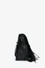 Proenza Schouler Black Leather PS1 Fringe Messenger Bag