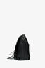 Proenza Schouler Black Leather PS1 Fringe Messenger Bag