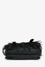 Proenza Schouler Black Leather PS1 Fringe Messenger Bag