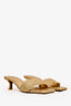 Cult Gaia Gold 'Ada' Slip Sandals Size 41