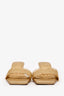 Cult Gaia Gold 'Ada' Slip Sandals Size 41