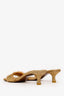 Cult Gaia Gold 'Ada' Slip Sandals Size 41