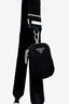 Prada Black Re-Nylon Re-Edition 2005 Crossbody Bag With Strap + Pouch
