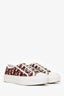 Christian Dior Burgundy Walk'n Dior Low-Top Sneaker Size 35.5
