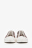 Christian Dior Burgundy Walk'n Dior Low-Top Sneaker Size 35.5