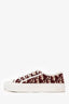Christian Dior Burgundy Walk'n Dior Low-Top Sneaker Size 35.5