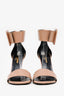 Saint Laurent Beige Patent Leather Buckle Heels Size 36