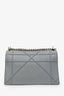 Christian Dior Grey Leather Cannage 'Dioramma' Shoulder Bag