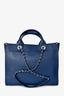 Pre-Loved Chanel™ 2018 Navy Blue Caviar New Small Deauville Tote