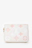 Louis Vuitton Beige/Pink Monogram Leather Lou Wallet