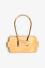 Prada Blue Saffiano Gold Rectangular Robot Keychain
