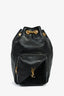 Saint Laurent Black Leather/Suede Jaime Backpack