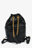 Saint Laurent Black Leather/Suede Jaime Backpack