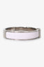 Hermès Pink Silver Tone/Silver Metal/Enamel Clic Clac H Bracelet