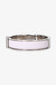 Hermès Pink Silver Tone/Silver Metal/Enamel Clic Clac H Bracelet