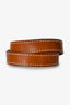 Hermès Gold Leather/Silver Tone Double Tour Kelly Bracelet Size XS