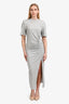 Isabel Marant Grey Cotton Lexia T-Shirt Maxi Dress Size S