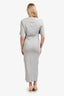 Isabel Marant Grey Cotton Lexia T-Shirt Maxi Dress Size S