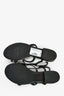 Pre-Loved Chanel™ Black/White Bow Sandals Size 38C