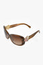 Pre-Loved Chanel™ Tortoise '5191 Bouton' Sunglasses