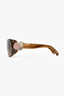 Pre-Loved Chanel™ Tortoise '5191 Bouton' Sunglasses