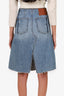 Victoria Beckham Blue Denim Midi Skirt Size 26