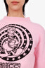 Gucci x Disney 2021 Pink 'Donald Duck' Sweatshirt Size XS