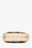 Burberry Beige/Black Leather/Canvas 'Rocking Horse' Shoulder Bag
