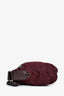 Prada Burgundy Nylon Tessuto Messenger Bag