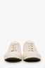 Comme des Garçons Play x Converse Cream Graphic Print Sneakers Size 7