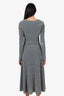 ROTATE Birger Christensen Silver Long Sleeve Dress Size M