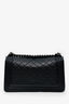 Pre-Loved Chanel™ So Black Quilted Lambskin Medium Boy Bag