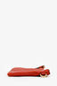 Louis Vuitton 2012 Coral Red Monogram Empreinte Leather Citadine Pouch