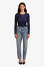 Miu Miu 2019 Light Blue Straight Leg Jeans Size 29