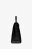 Christian Dior 2017 Black Leather Dioraddict Top Handle Bag With Strap