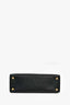 Christian Dior 2017 Black Leather Dioraddict Top Handle Bag With Strap
