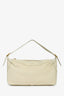 Celine 2021 Cream Leather 'Romy' Medium Shoulder Bag