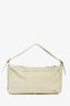 Celine 2021 Cream Leather 'Romy' Medium Shoulder Bag