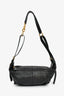 Christian Dior 2025 Black Crinkled Leather Small 'D-Journey' Hobo Bag