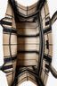 Christian Dior 2020 Tan/Black Canvas Striped Medium Book Tote