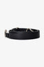 Fendi Black Leather Bag Strap